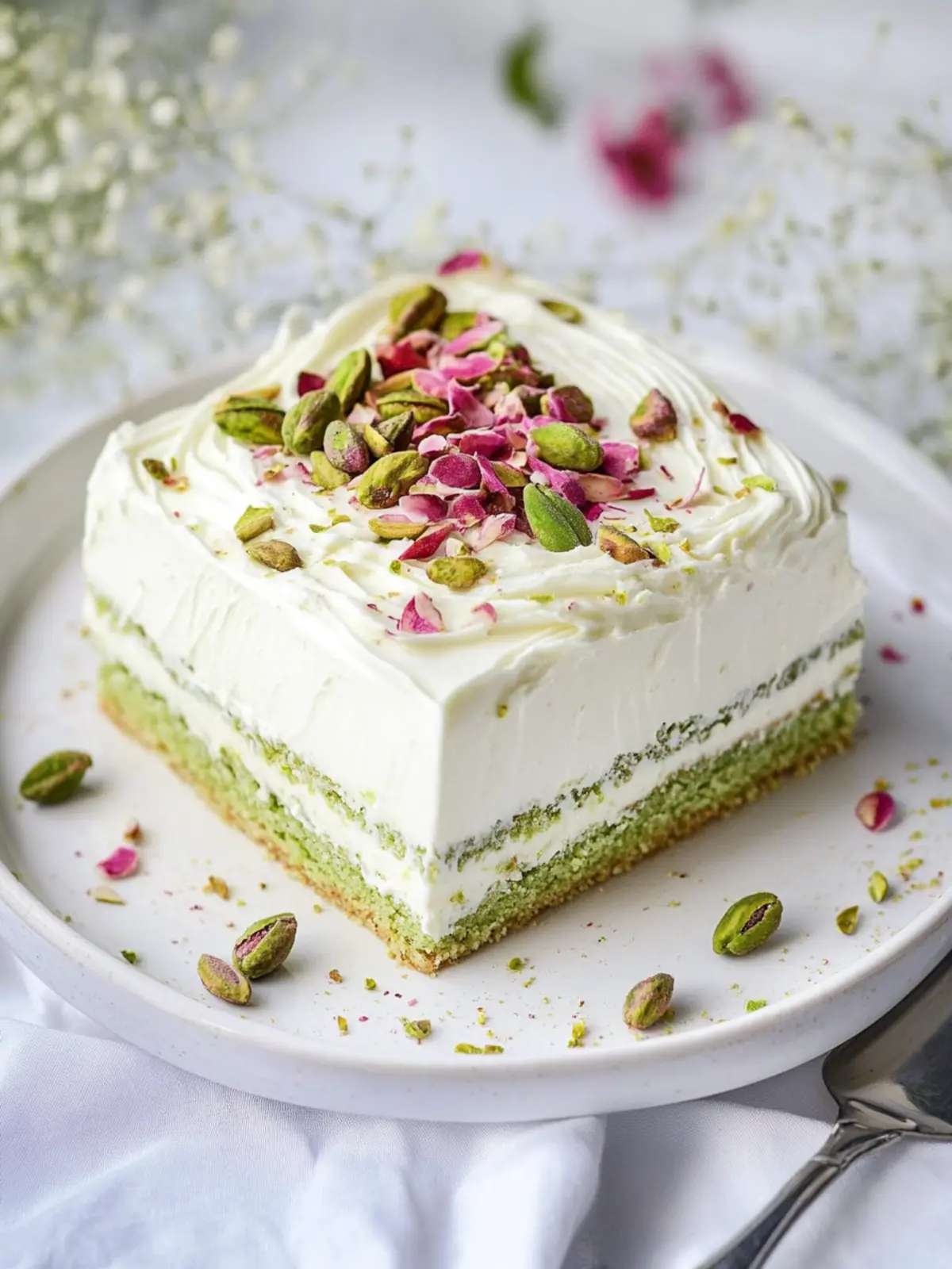 Pistachio Tres Leches Cake: A Moist Treat for Eid Celebrations 3 Pistachio Tres Leches Cake