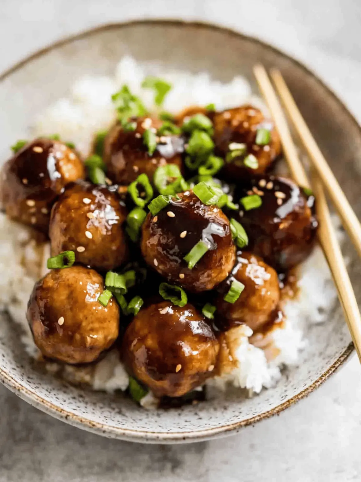 Savory Teriyaki Chicken Meatballs in 15 Minutes Flat 3 Teriyaki Chicken Meatballs