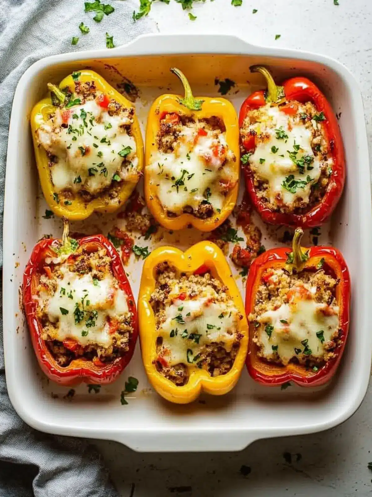 Savory Stuffed Peppers: A Wholesome Family Favorite 3 Stuffed Peppers