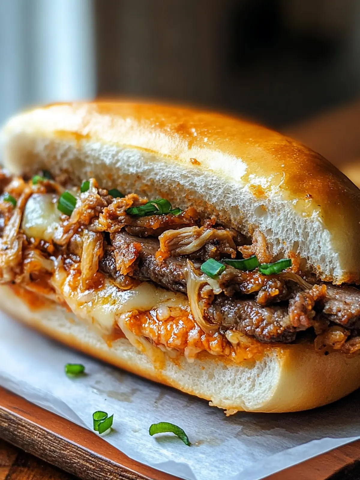 Savory Kimchi Bulgogi Cheesesteak: A Flavor-Packed Treat 3 Kimchi Bulgogi Cheesesteak