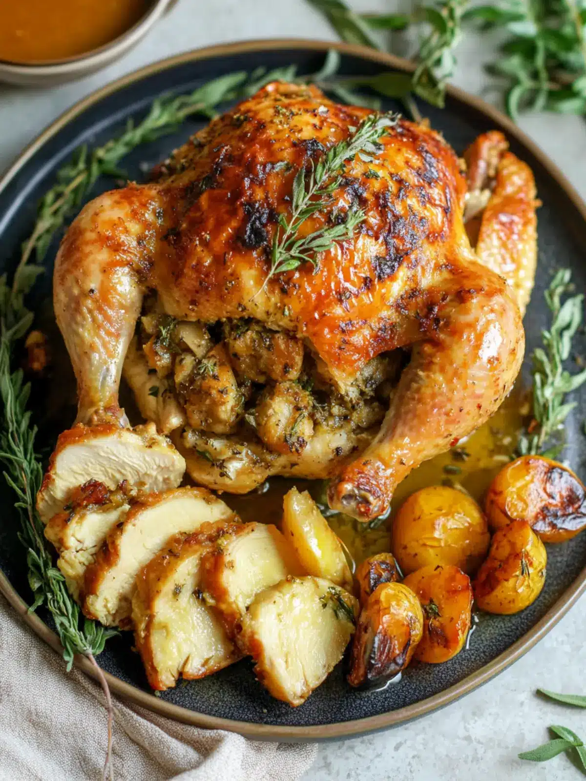 Savory Roasted Stuffed Whole Chicken for Memorable Dinners 4 Roasted Stuffed Whole Chicken