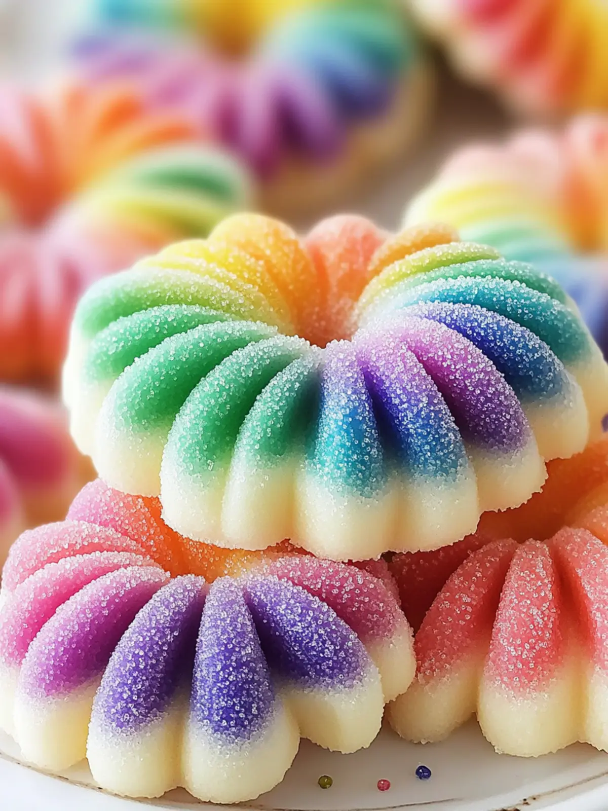 Rainbow Jello Sugar Cookies That Wow Your Taste Buds 4 Rainbow Jello Sugar Cookies