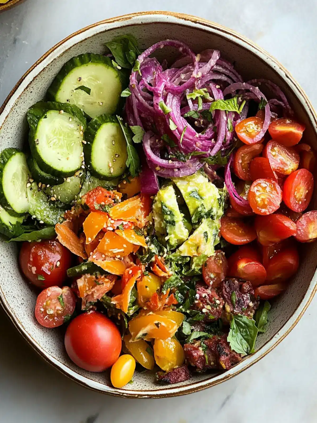 Vibrant Shabbat Salads to Brighten Your Holiday Table 4 Shabbat Salads