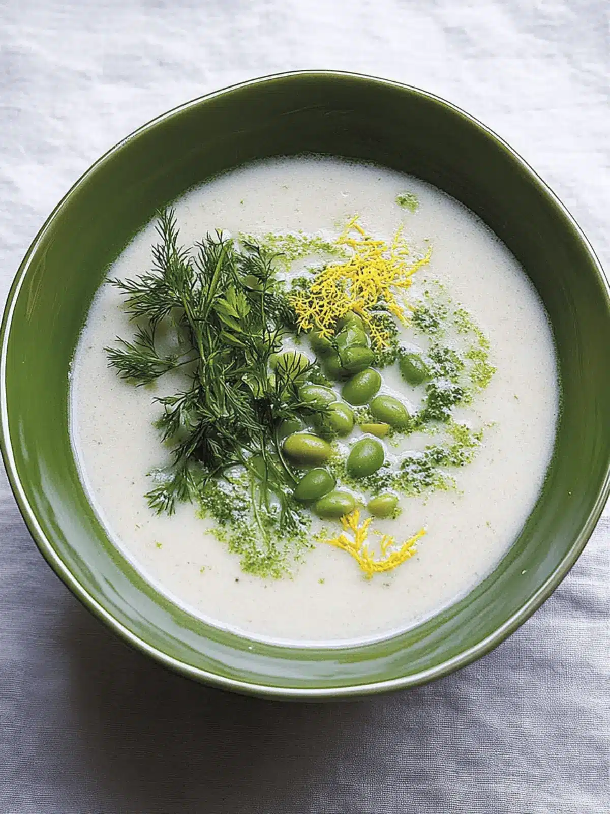 Irresistible Hot Yoghurt and Broad Bean Soup Delight 3 Hot yoghurt and broad bean soup