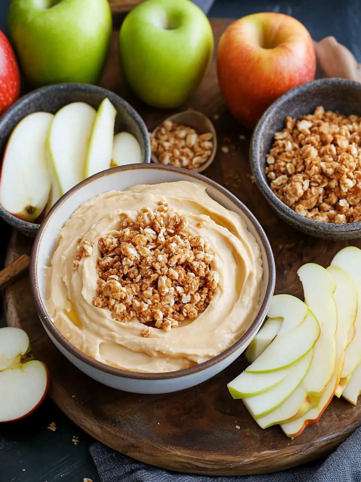 Irresistible Sweet Caramel Apple Dip with Crunchy Toppings 2 Sweet Caramel Apple Dip with Crunchy Toppings