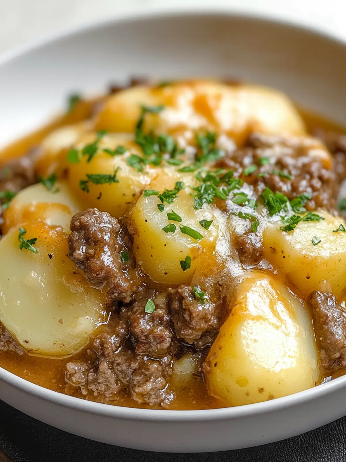 Crockpot Hamburger Potato Casserole That's Pure Comfort Joy 3 Crockpot Hamburger Potato Casserole