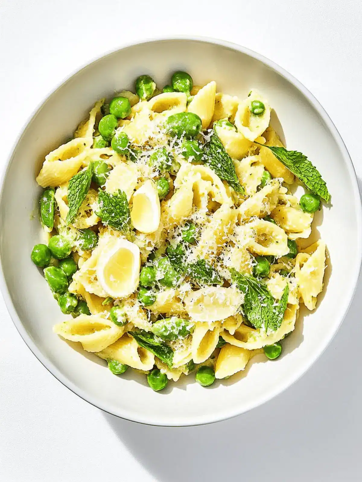 Creamy One-Pot Pasta with Peas and Mint for Quick Dinners 4 Creamy One-Pot Pasta with Peas and Mint
