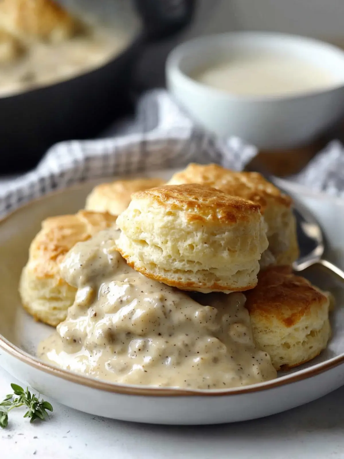 Southern Biscuits and Gravy: Your Cozy Breakfast Delight 2 Southern Biscuits and Gravy