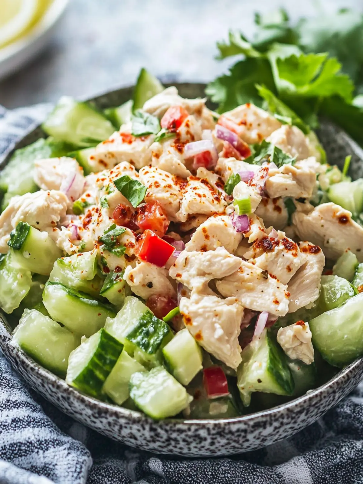 Delicious Cold Cucumber Chicken Salad for a Perfect Summer Bite 4 Cold Cucumber Chicken Salad