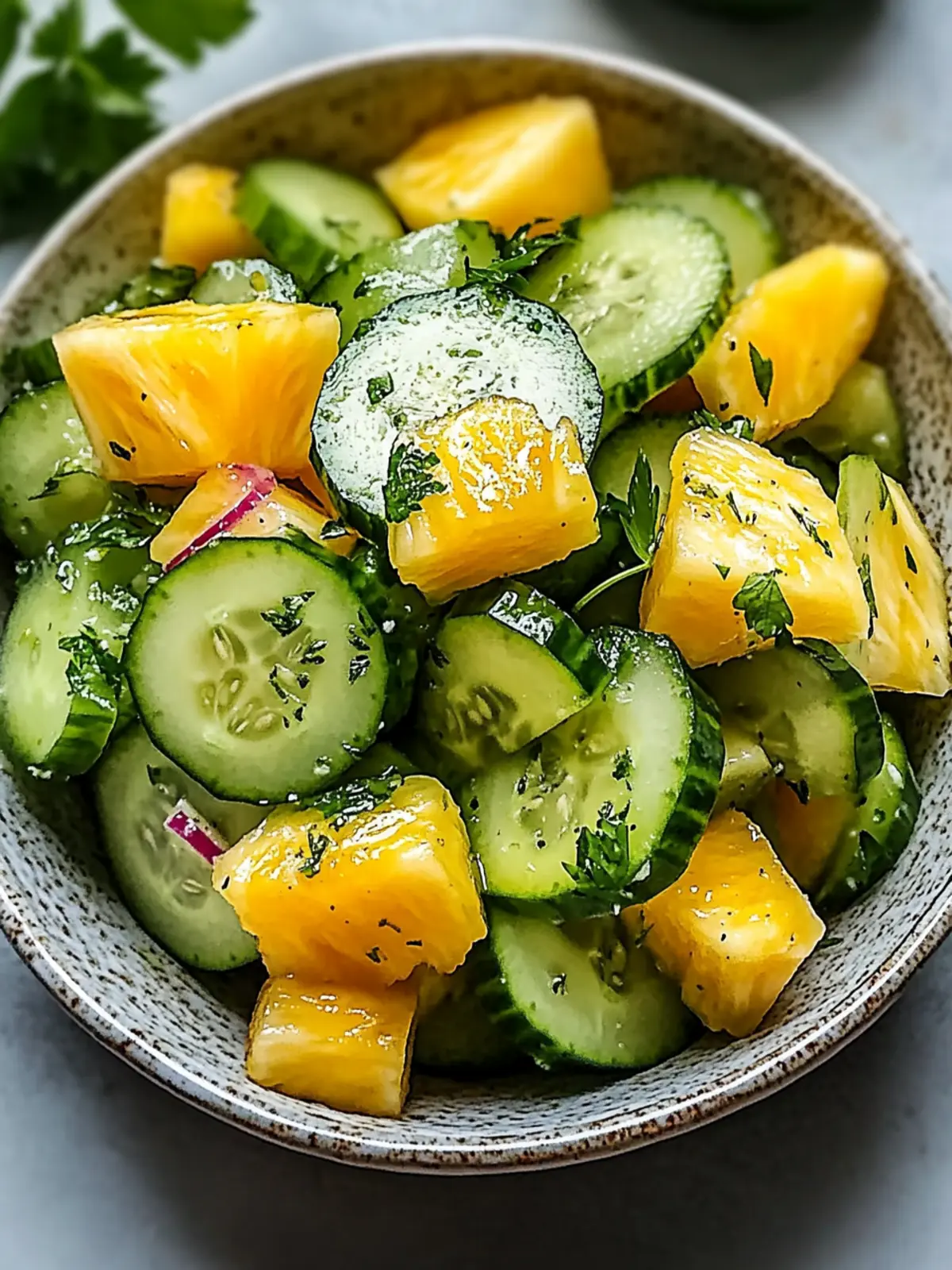 Pineapple Cucumber Salad: Your Ultimate Refreshing Treat 2 Pineapple Cucumber Salad