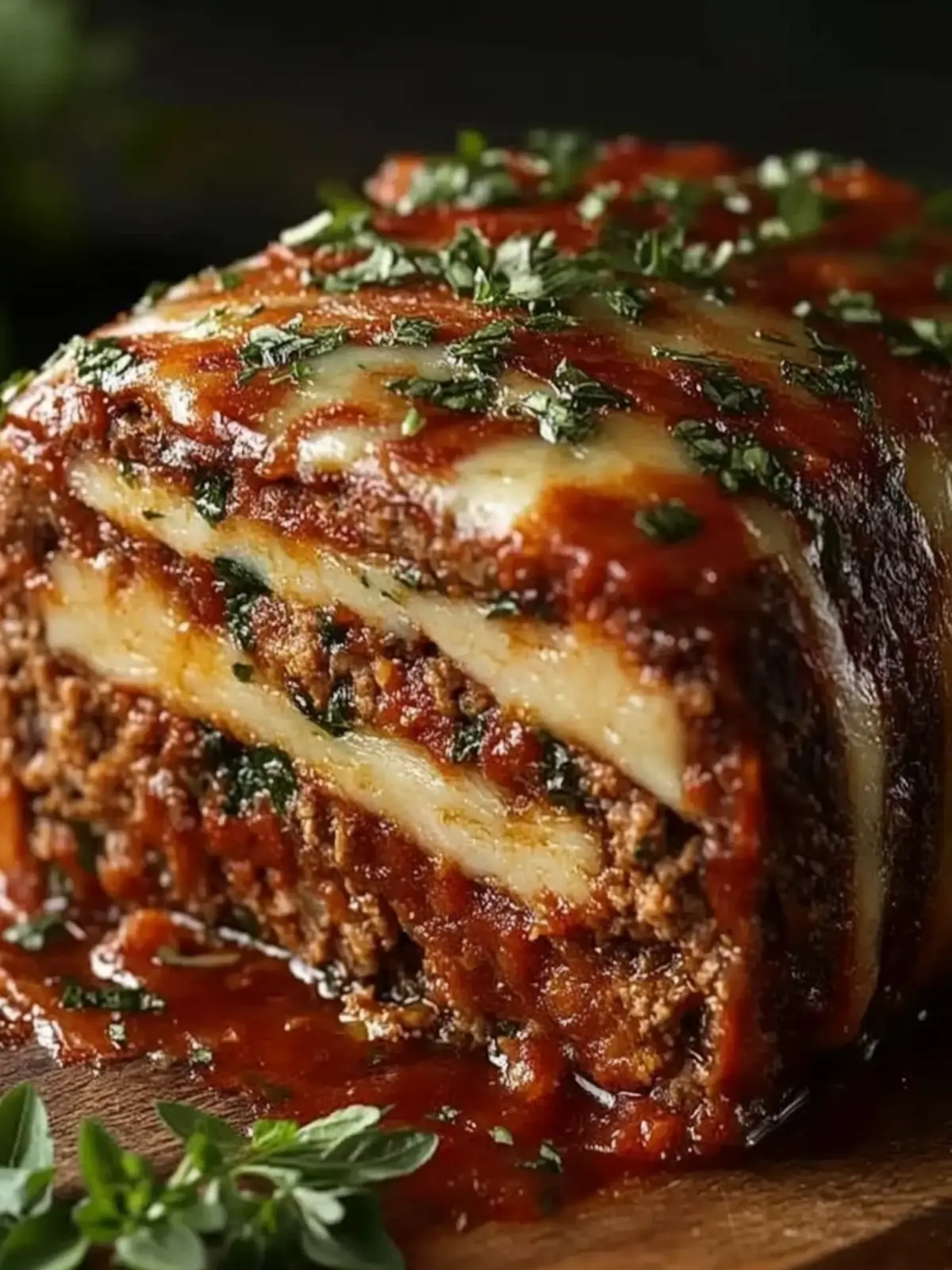 Stuffed Italian Meatloaf: Cheesy Bliss in Every Bite 3 Stuffed Italian Meatloaf
