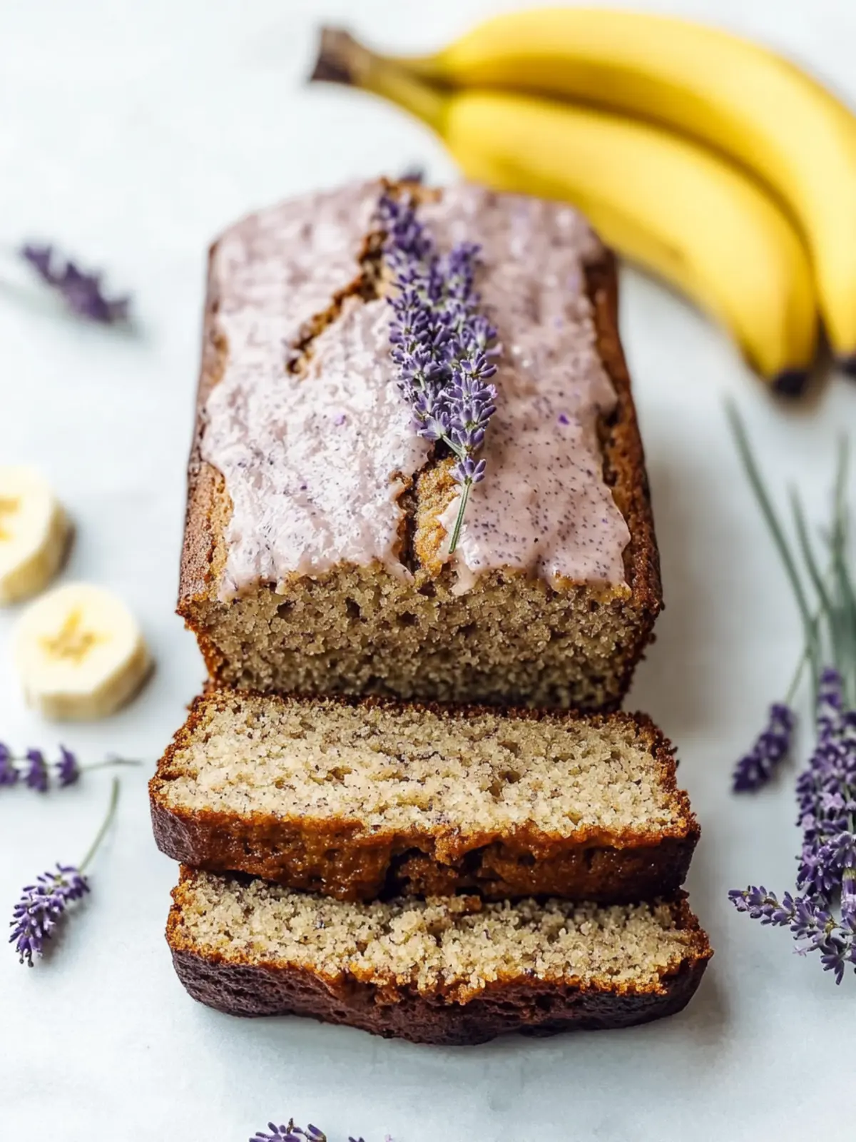 Lavender Banana Bread Bliss: A Unique Sweet Escape 4 Lavender Banana Bread