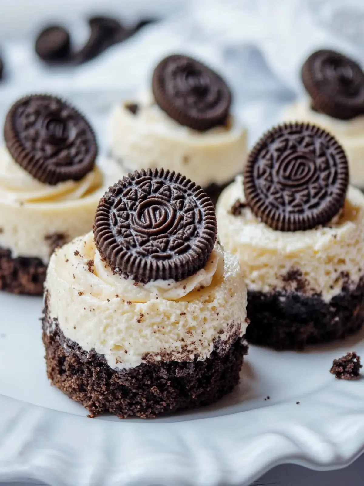 Mini Oreo Cheesecakes That Will Steal the Show at Your Party 3 Mini Oreo Cheesecakes