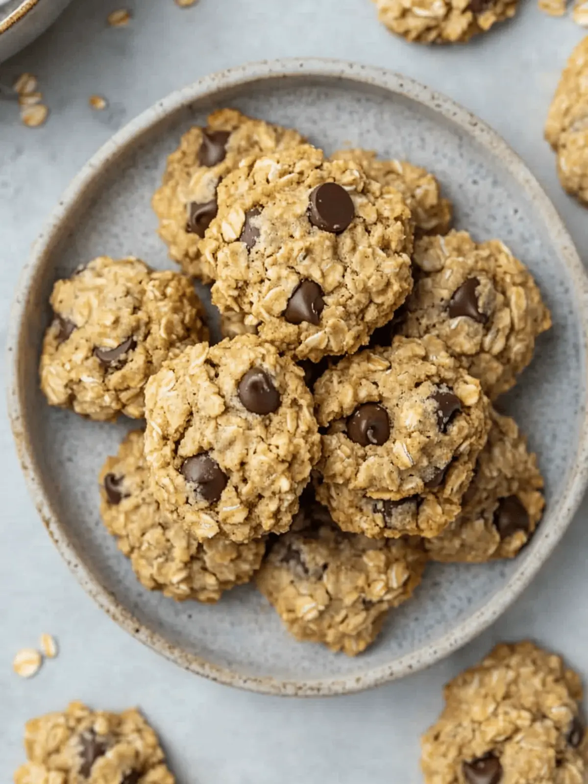 Guilt-Free Oatmeal Chocolate Chip Cookies You'll Love 2 Oatmeal Chocolate Chip Cookies