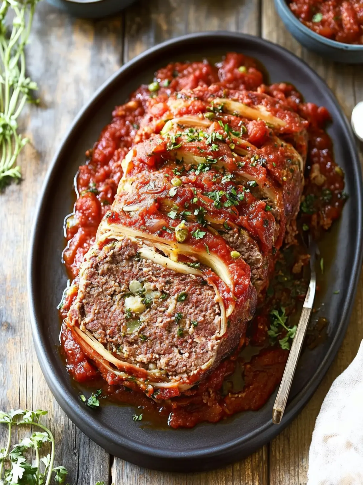 Savor the Comfort of Sicilian Meatloaf Stuffed with Flavor 4 Sicilian Meatloaf