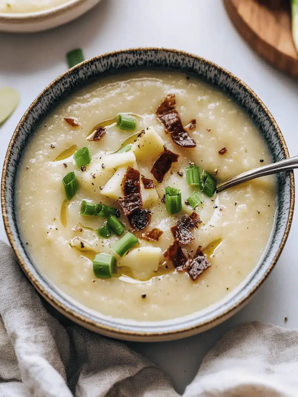 Creamy Vegan Potato Leek Soup for Cozy Comfort on Chilly Days 4 Creamy Vegan Potato Leek Soup