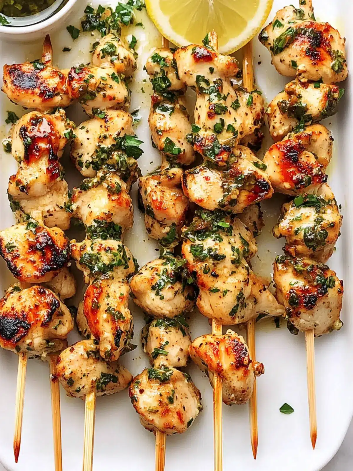 Air Fryer Garlic-Parmesan Chicken Skewers You'll Crave! 3 Air Fryer Garlic-Parmesan Chicken Skewers