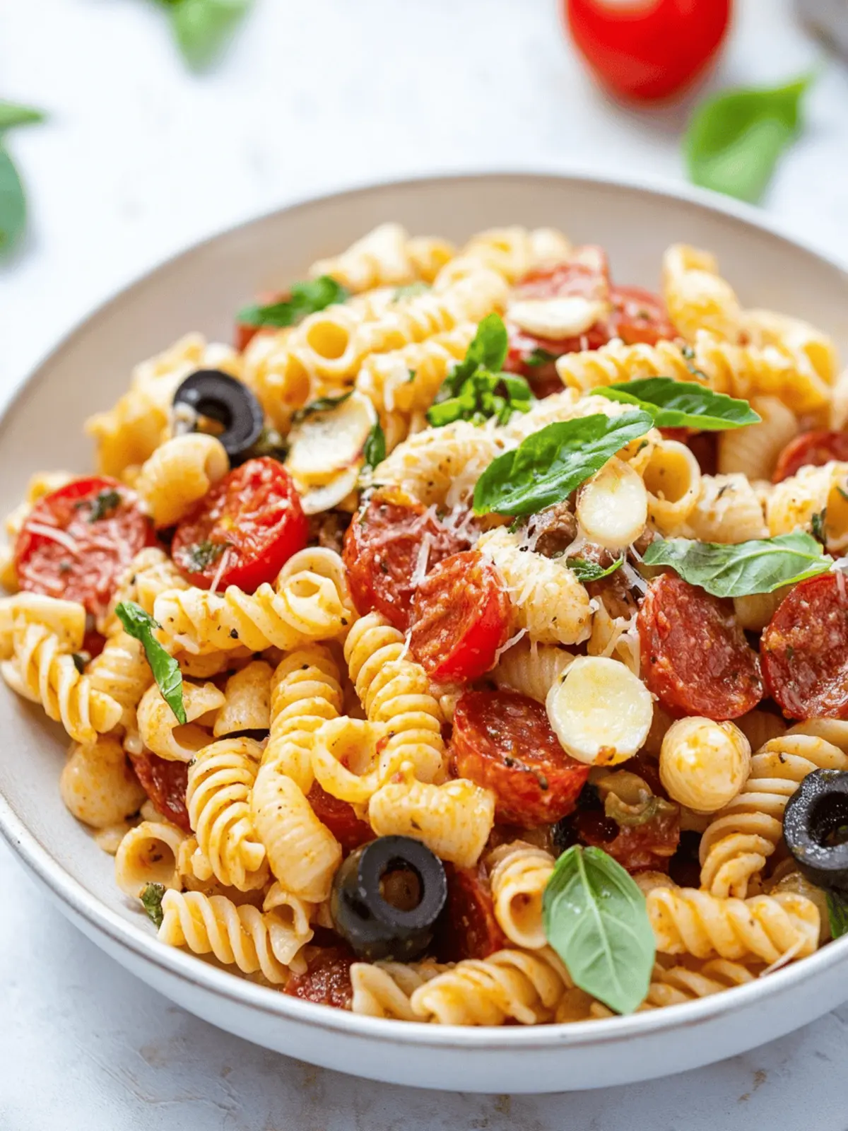 Delicious Pizza Pasta Salad: Your New Favorite Quick Meal 4 Pizza Pasta Salad