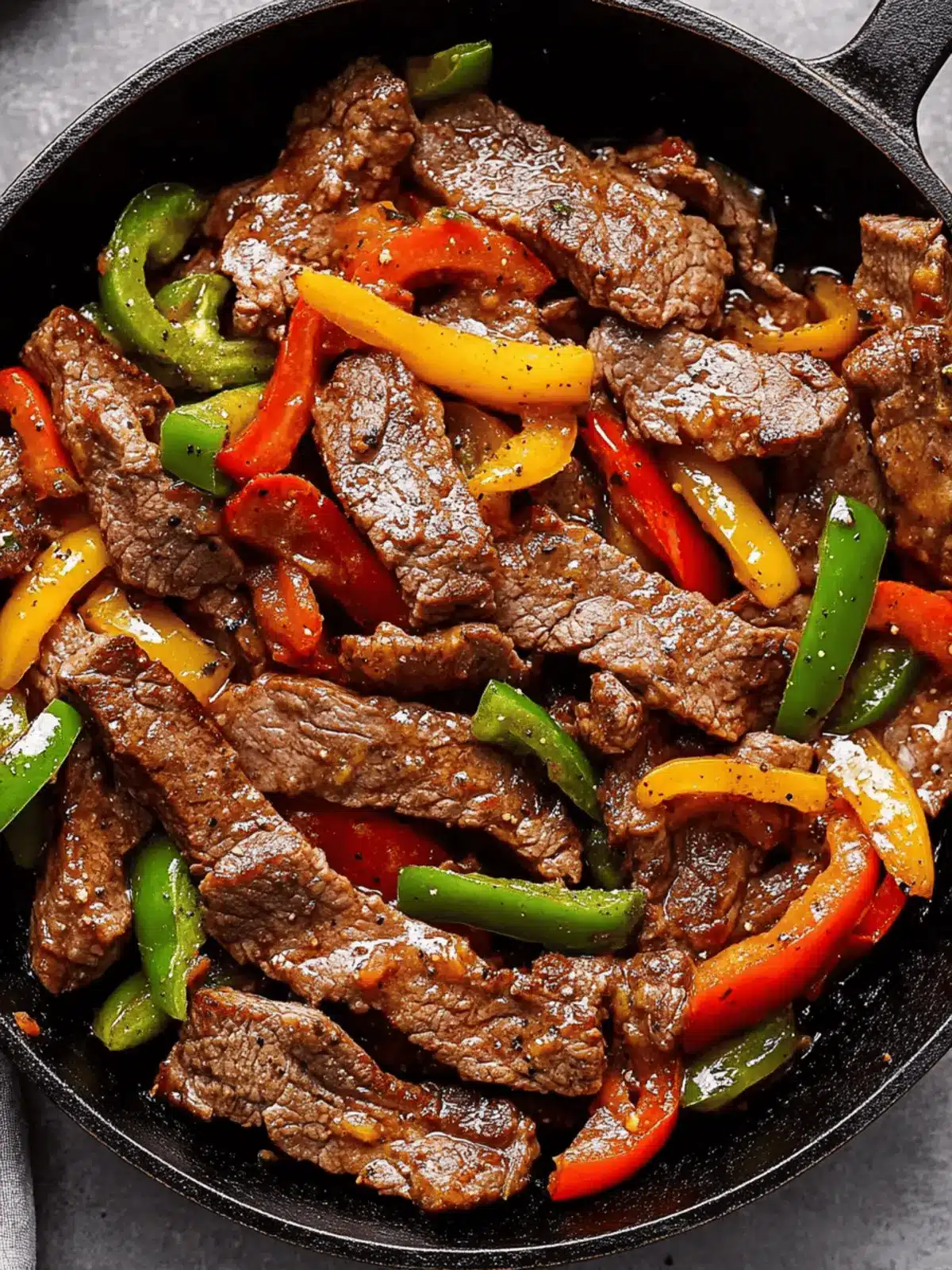 Savory Pepper Steak Stir-Fry Ready in Just 30 Minutes 2 Pepper Steak