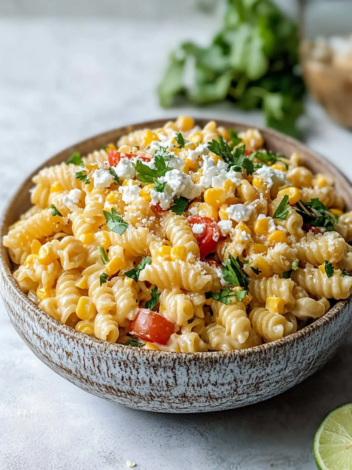 Mexican Street Corn Pasta Salad: Summer's Creamy Delight 2 Mexican Street Corn Pasta Salad