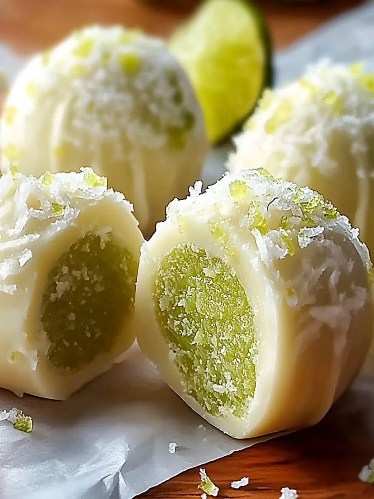 Indulge in Creamy Key Lime Truffles with a Tropical Twist 2 Key Lime Truffles