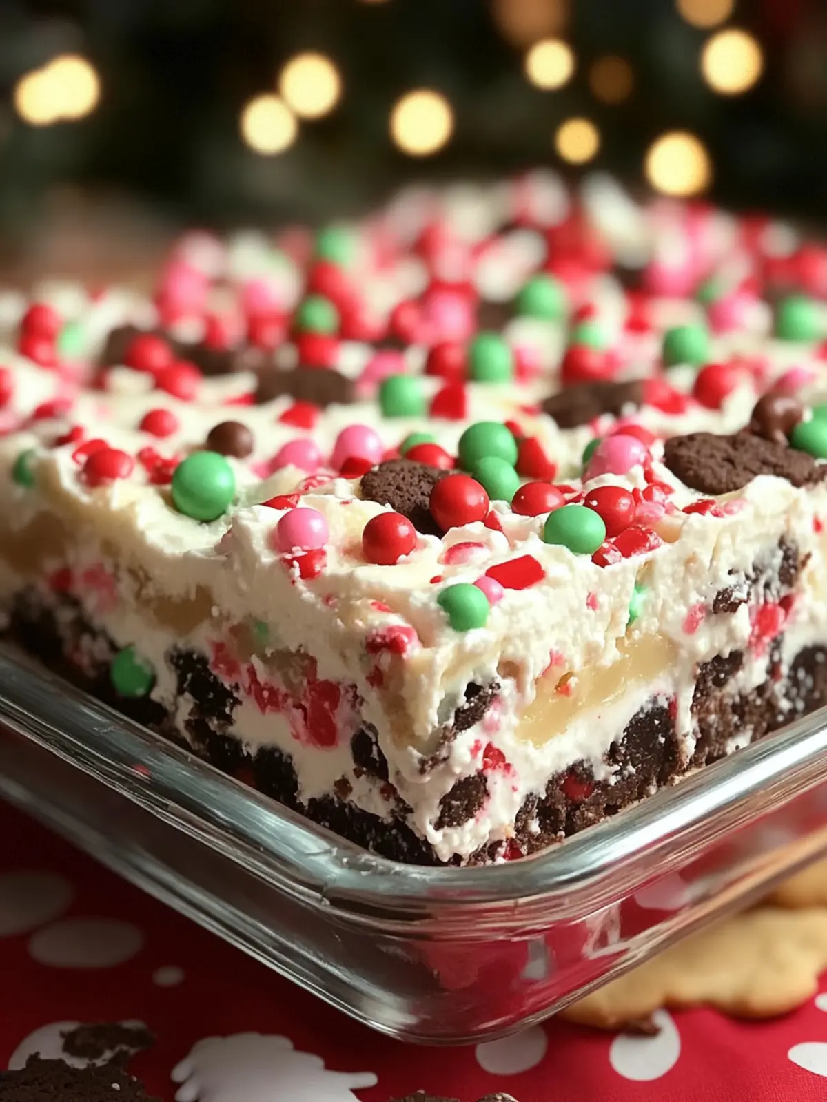 Irresistible Christmas Cookie Lasagna: No-Bake Festive Delight 2 Christmas Cookie Lasagna