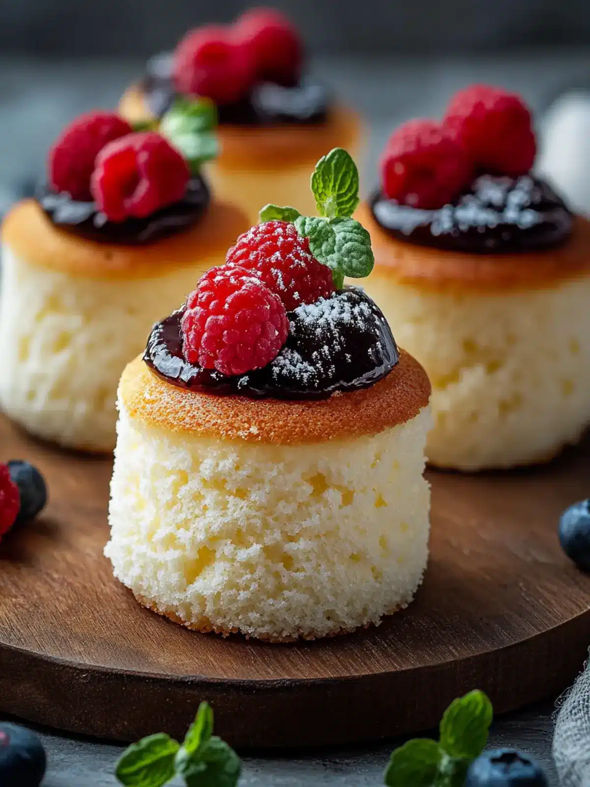 Fluffy Japanese Cotton Cheesecake Cupcakes: Melt-in-Your-Mouth Bliss 4 Fluffy Japanese Cotton Cheesecake Cupcakes