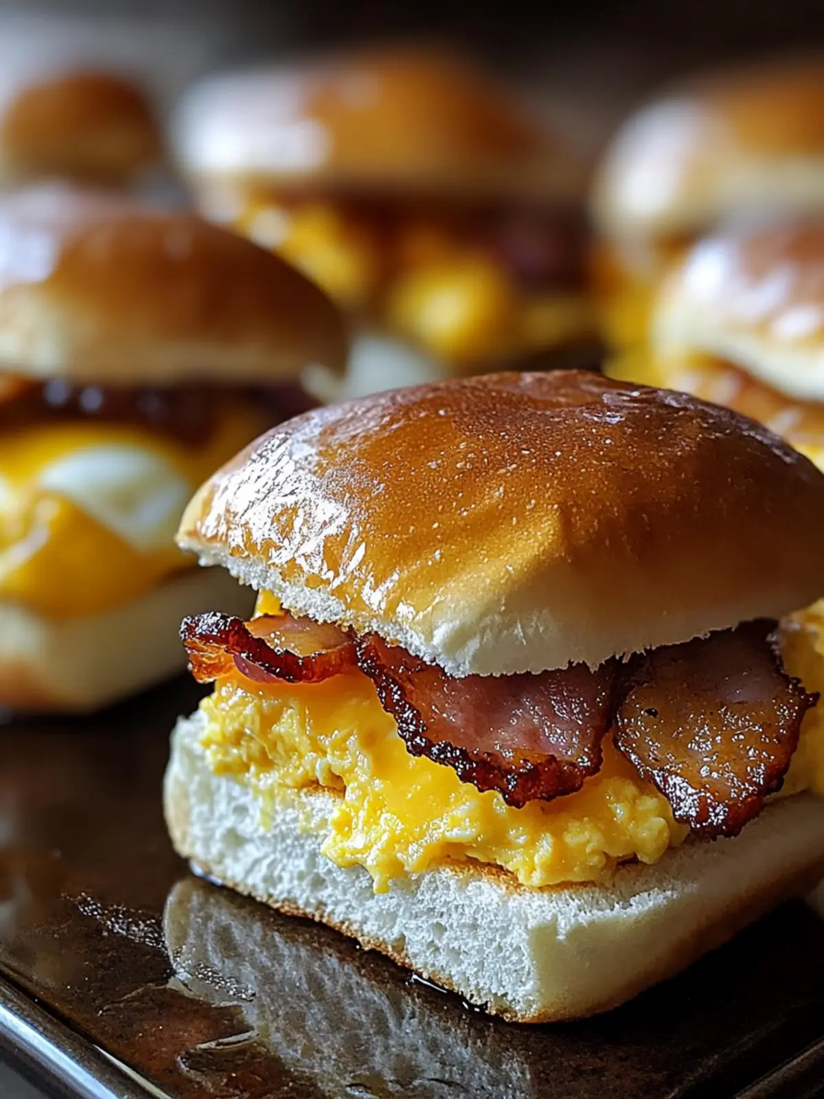 Crack Breakfast Sliders Bacon Egg & Cheese for Ultimate Mornings 2 Crack Breakfast Sliders Bacon Egg & Cheese