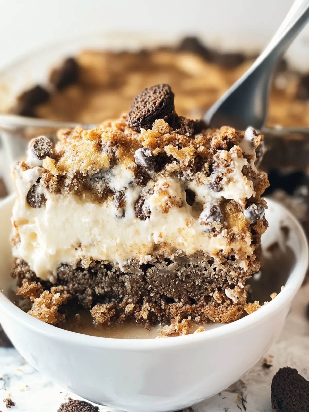 Irresistible Milk & Cookies Dump Cake for Sweet Moments 2 Milk & Cookies Dump Cake