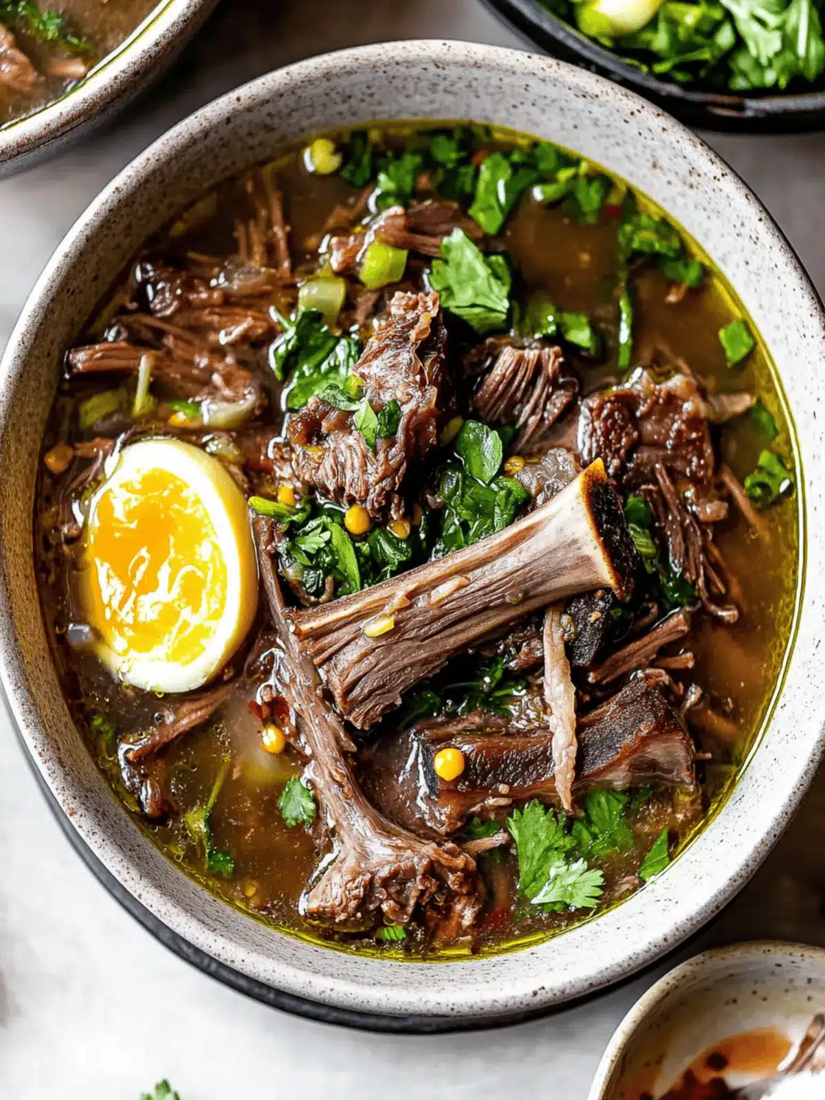 Hearty Short Rib Soup: Instant Pot or Stove Comfort Delight 4 Short Rib Soup (Instant Pot or Stove)