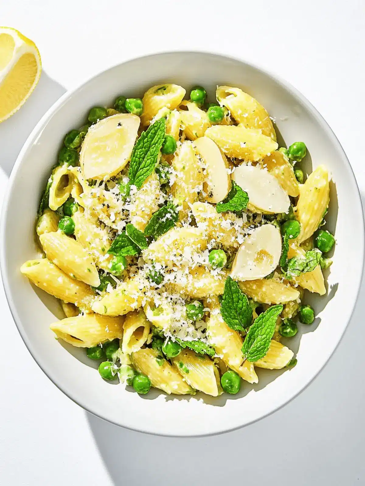 Creamy One-Pot Pasta with Peas and Mint for Quick Dinners 3 Creamy One-Pot Pasta with Peas and Mint