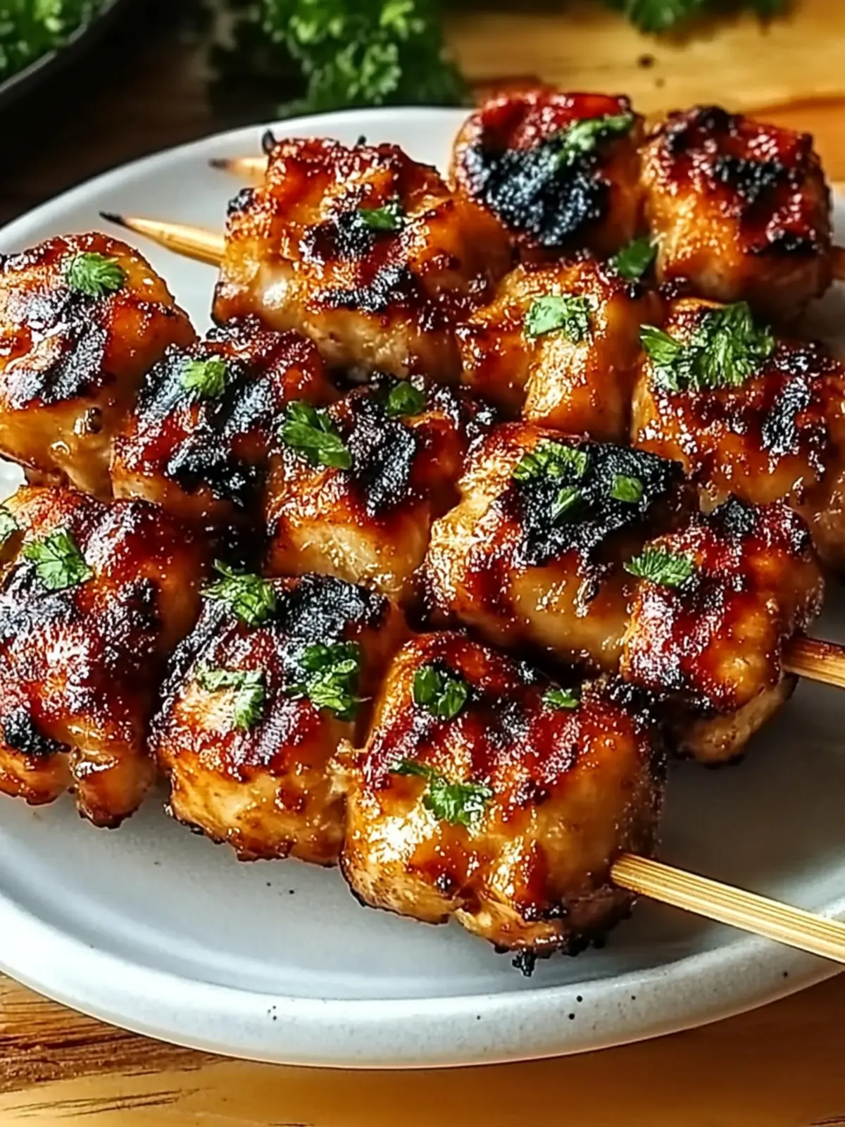 Savory Grilled Thai Coconut Chicken Skewers Your Family Will Love 3 Grilled Thai Coconut Chicken Skewers